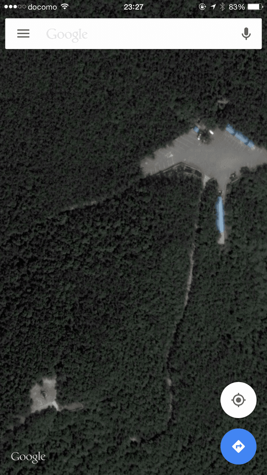 爾霊山記念碑GoogleMaps画像